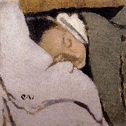 Edouard Vuillard Sleeping woman Sweden oil painting artist